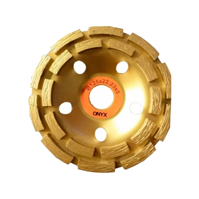 Чашка алмазная Onyx сегментная двухрядная 125 х 22 мм Чашка алмазная Onyx сегментная двухрядная 125 х 22 мм
