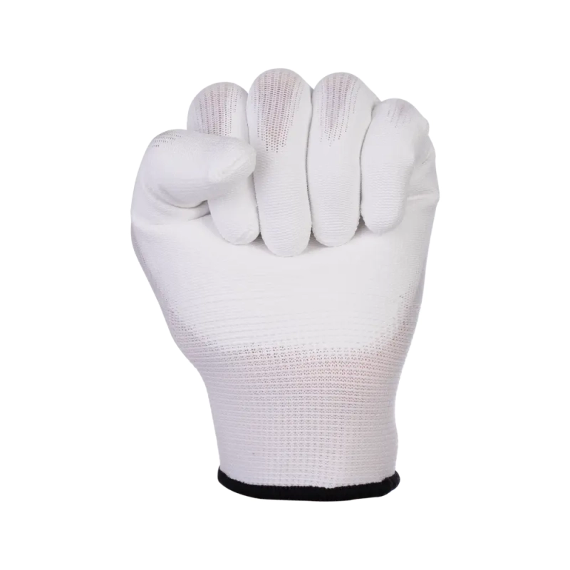 Перчатки нейлоновые с полиуретаном арт. 2101 (р.10 XL) белые Перчатки нейлоновые с полиуретаном арт. 2101 (р.10 XL) белые
