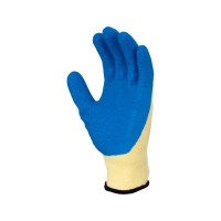 Перчатки трикотажные рифленый латекс р.10 (синий) Перчатки трикотажные рифленый латекс р.10 (синий)
