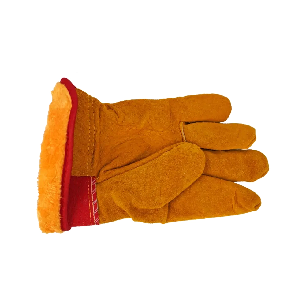 Перчатки спилковые комбинированные утепленные Перчатки спилковые комбинированные утепленные