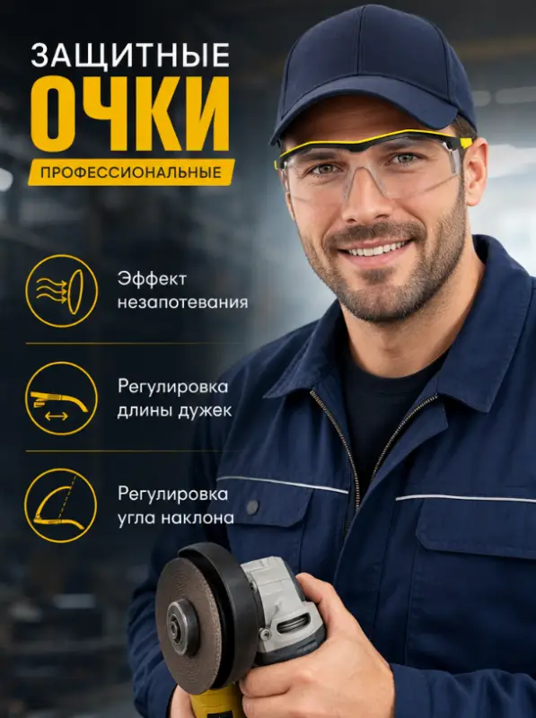 Очки О50 Монако супер (2 С-1,2 РС) открытые прозрачные