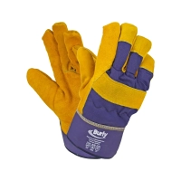 Перчатки спилковые комбинированные утеплённые Перчатки спилковые комбинированные утеплённые