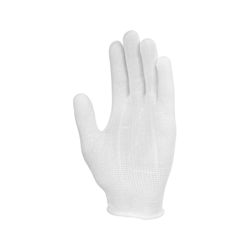 Перчатки нейлоновые без ПВХ, арт.1402 (р.9-11) белые Перчатки нейлоновые без ПВХ, арт.1402 (р.9-11) белые