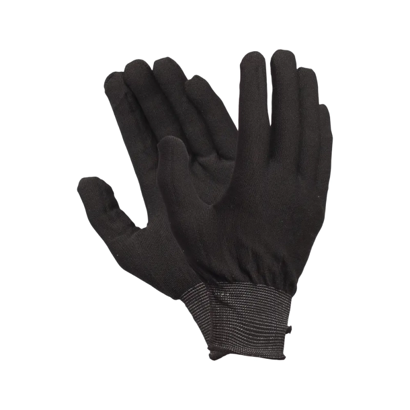 Перчатки нейлоновые без ПВХ черные 1402 (р.9-11) Перчатки нейлоновые без ПВХ черные 1402 (р.9-11)