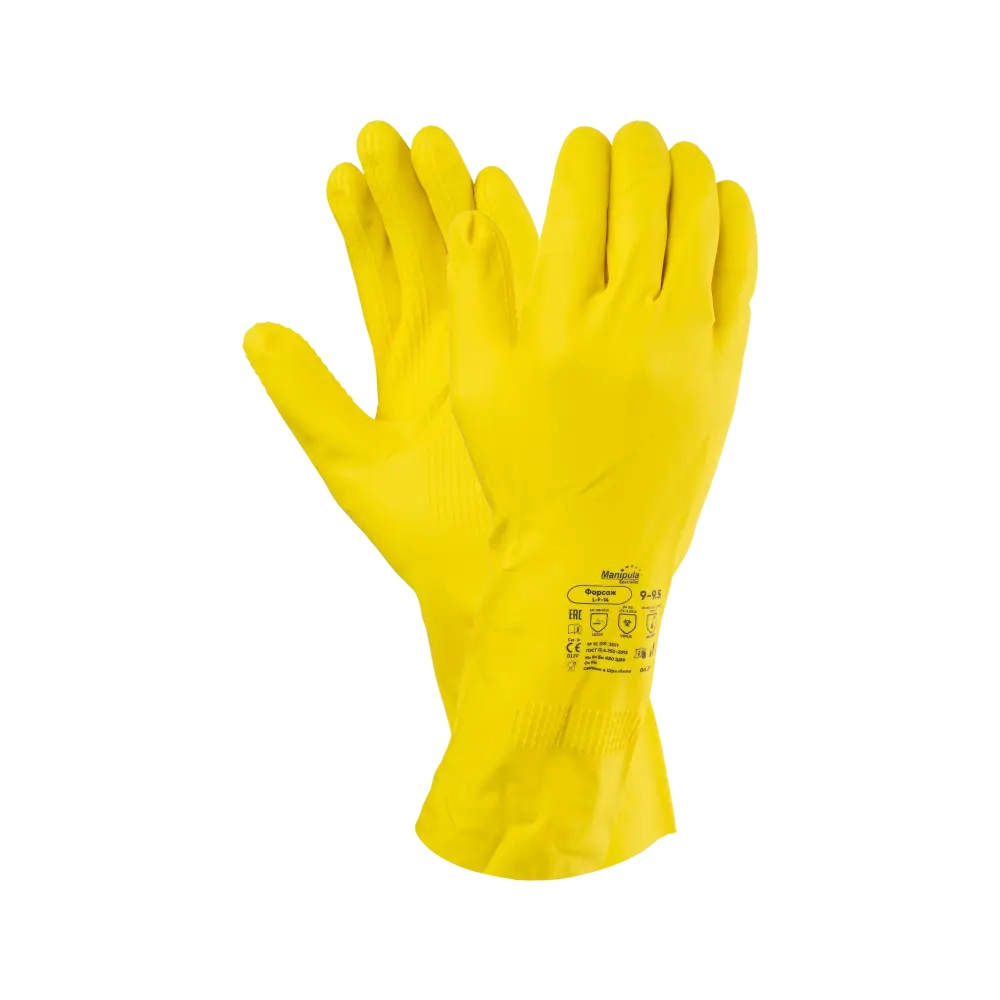 Перчатки латексные Manipula Форсаж CG-946 (L-F-14), арт.1312 р.10-10.5 Перчатки латексные Manipula Форсаж CG-946 (L-F-14), арт.1312 р.10-10.5