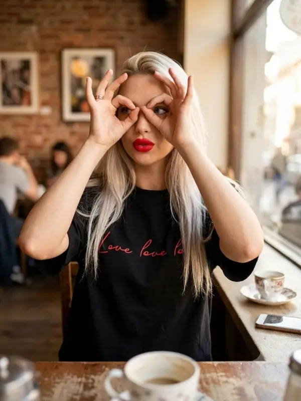 Трафарет для термопереноса на ткань и аксессуары love 26х4 см