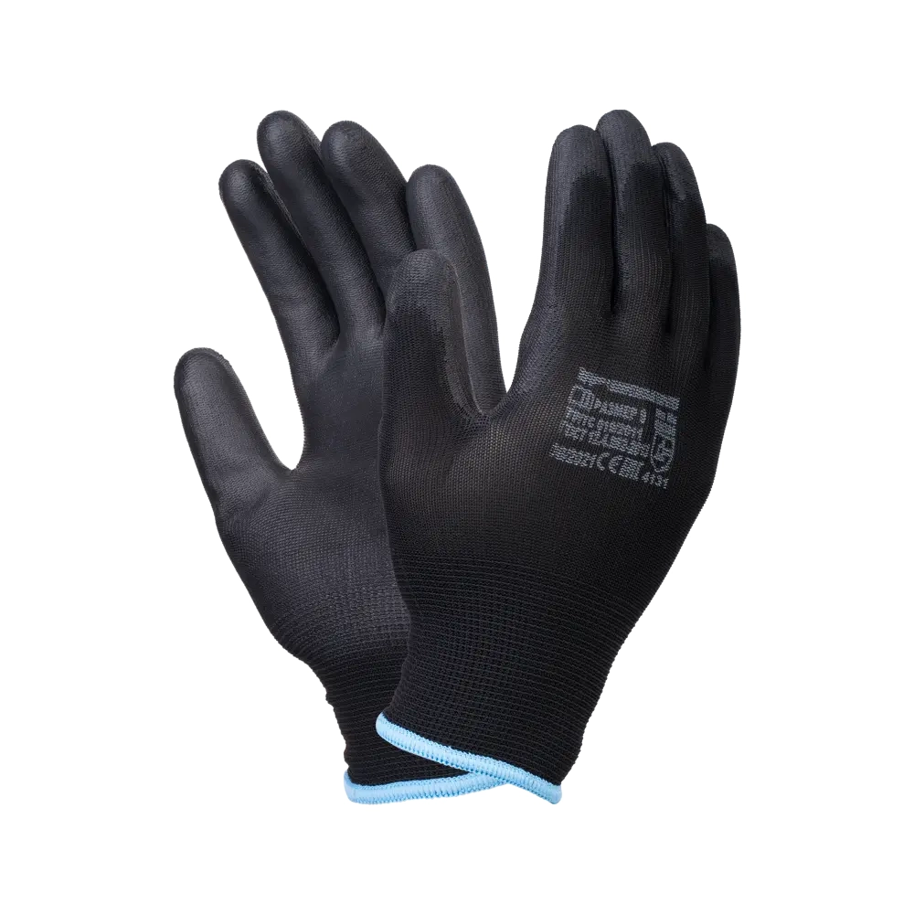 Перчатки нейлоновые с полиуретаном арт. 2101 (р.8 M) серый Перчатки нейлоновые с полиуретаном арт. 2101 (р.8 M) серый