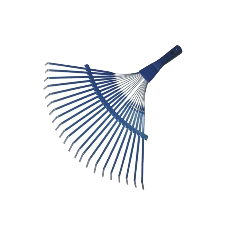 Грабли веерные пластинчатые большие 22 зуба, порошковая окраска