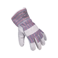 Перчатки спилковые комбинированные утеплённые Ангара 0115 Перчатки спилковые комбинированные утеплённые Ангара 0115