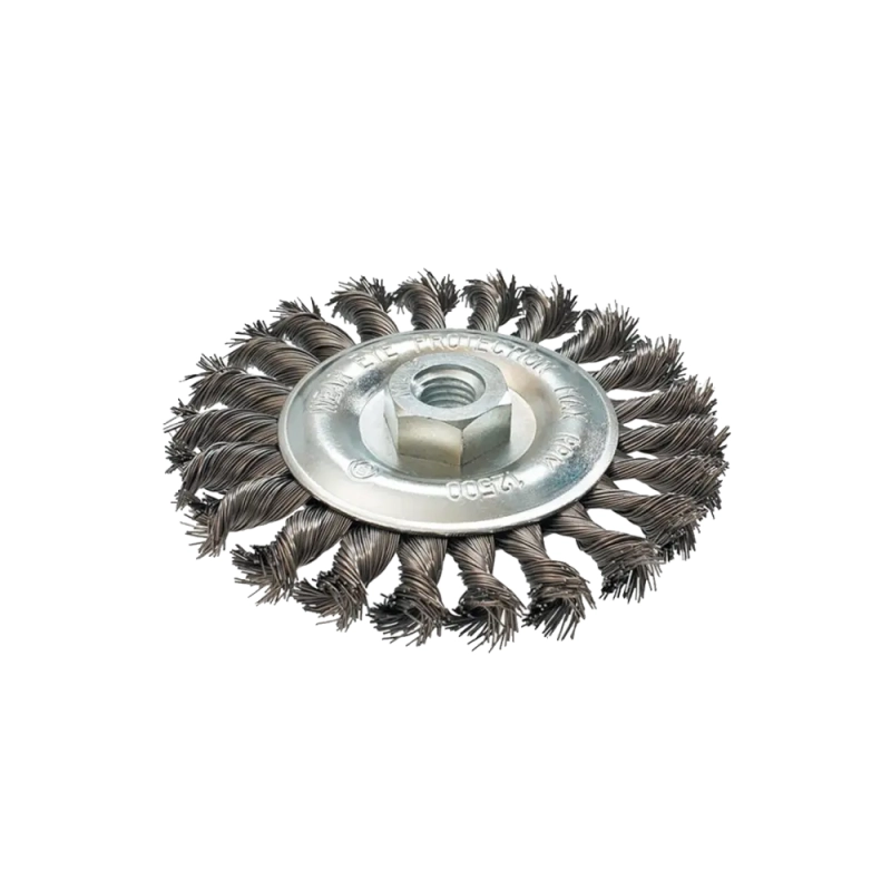 Кордщетка для УШМ радиальная витая 125 мм М14, Практика 242-656