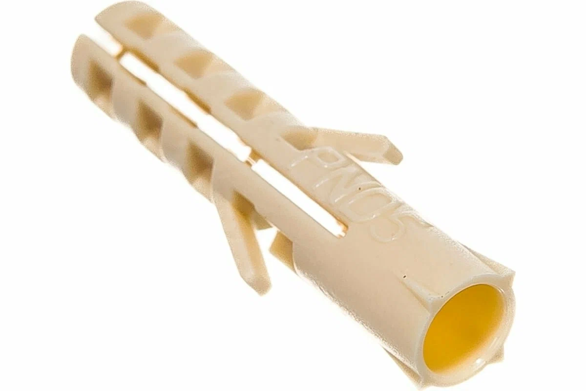 Дюбель нейлоновый 5 x 25 мм 100 шт/уп, Дюбель нейлоновый 5 x 25 мм 100 шт/уп,