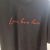 Трафарет для термопереноса на ткань и аксессуары love 26х4 см