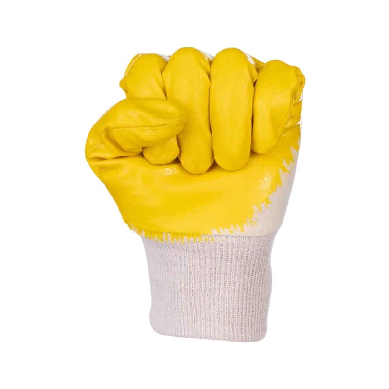 Перчатки с нитриловым частичным покрытием, Лайт, манжет - резинка, Fort Перчатки с нитриловым частичным покрытием, Лайт, манжет - резинка, Fort