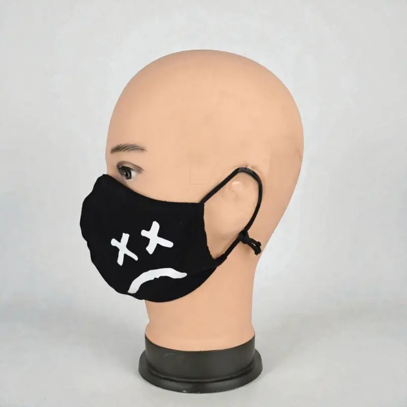 Маска многоразовая двухслойная лого ХХ (ткань,100% х/б) Маска многоразовая двухслойная лого ХХ (ткань,100% х/б)