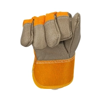 Перчатки кожаные комбинированные утеплённые Юкон Перчатки кожаные комбинированные утеплённые Юкон