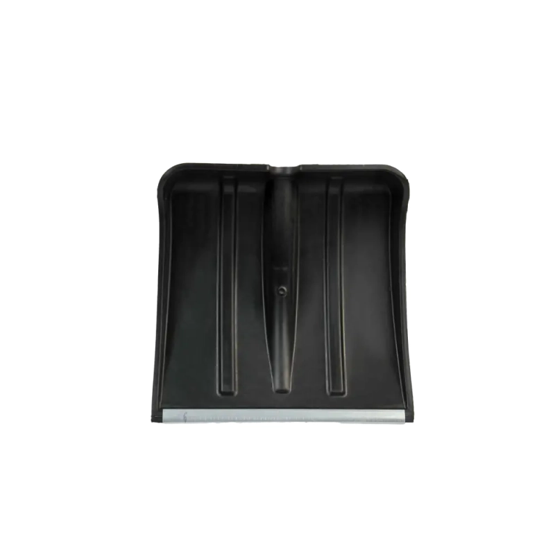 Лопата снеговая пластмассовая 385 х 380 с оцинкованной планкой