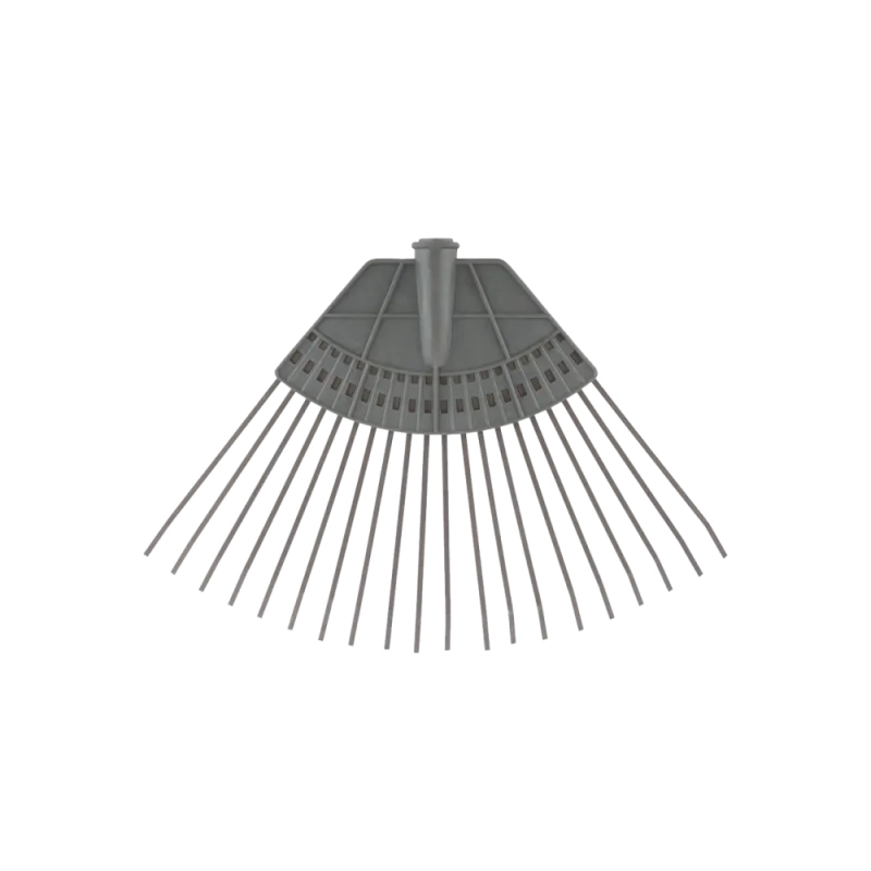 Грабли веерные пластинчатые, пластмассовая основа, 20 зубьев