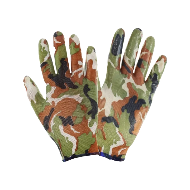 Перчатки нейлоновые с нитрилом садовые 1422 Перчатки нейлоновые с нитрилом садовые 1422