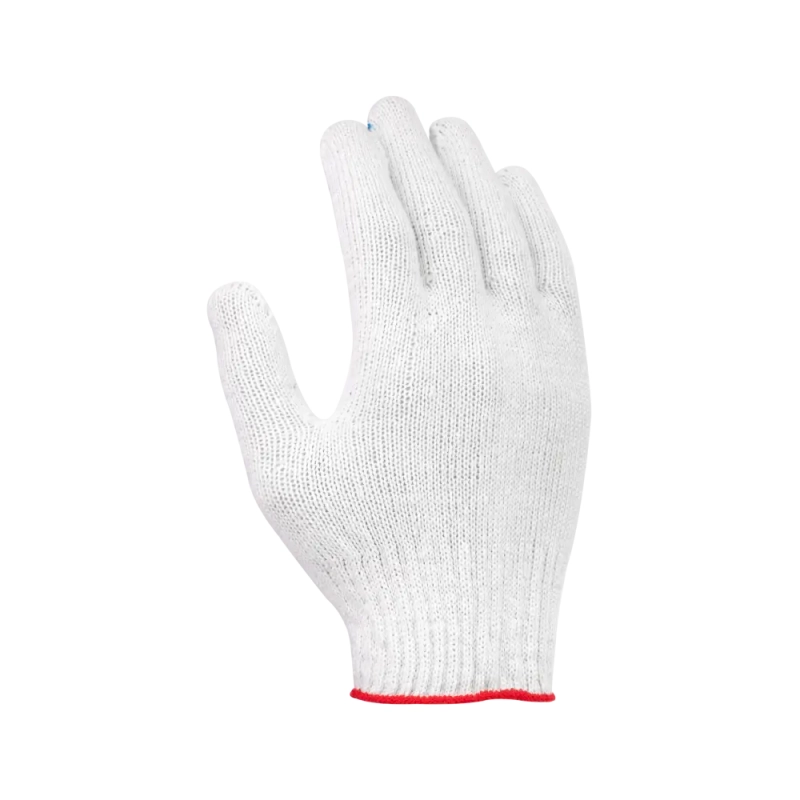 Перчатки х/б с ПВХ, 44гр, 10 класс, волна, белые Перчатки х/б с ПВХ, 44гр, 10 класс, волна, белые