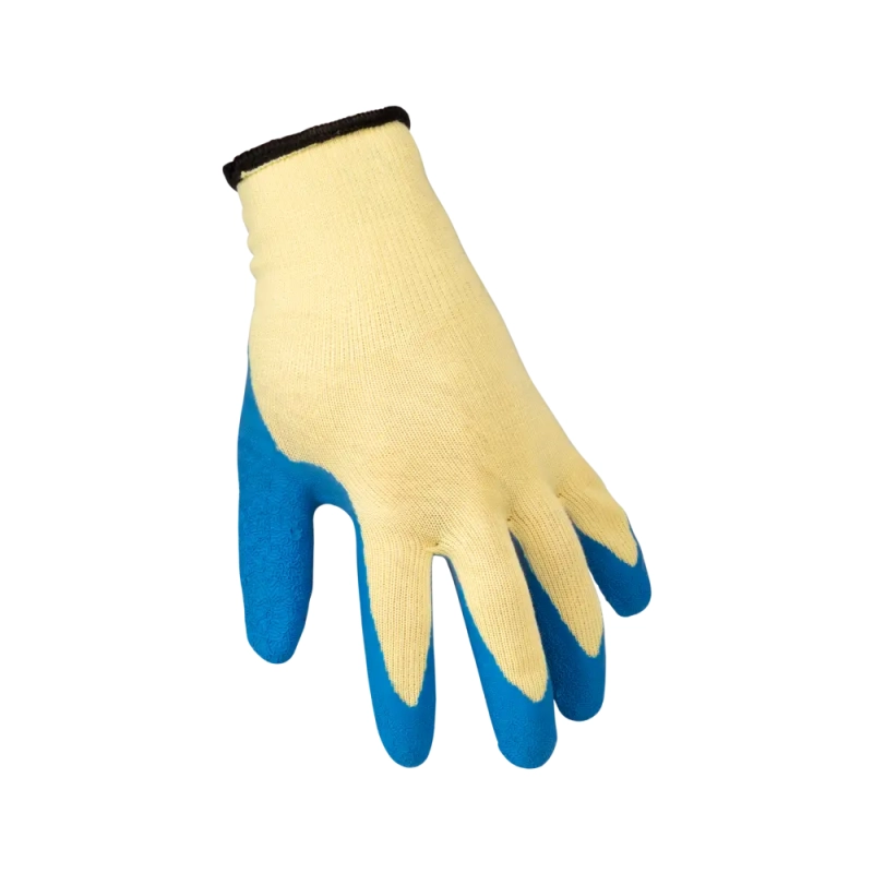 Перчатки трикотажные рифленый латекс р.10 (синий) Перчатки трикотажные рифленый латекс р.10 (синий)