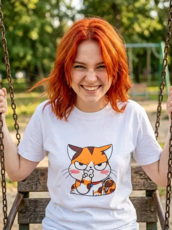Трафарет для термопереноса на ткань и аксессуары тигренок 20х18 см