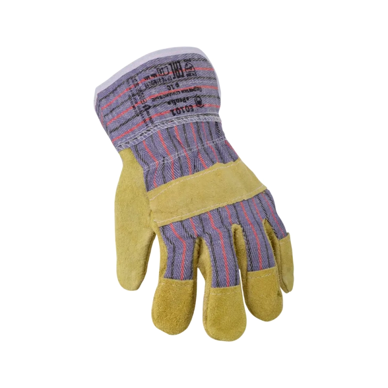 Перчатки спилковые комбинированные Ангара, 0115 Перчатки спилковые комбинированные Ангара, 0115