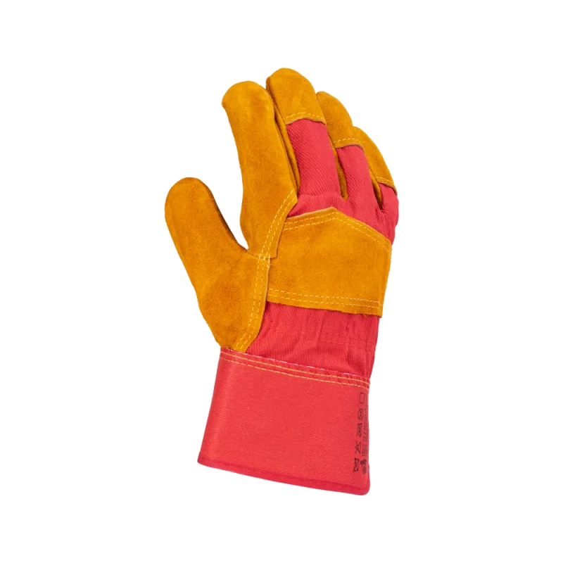 Перчатки спилковые комбинированные, 0112-11 RU