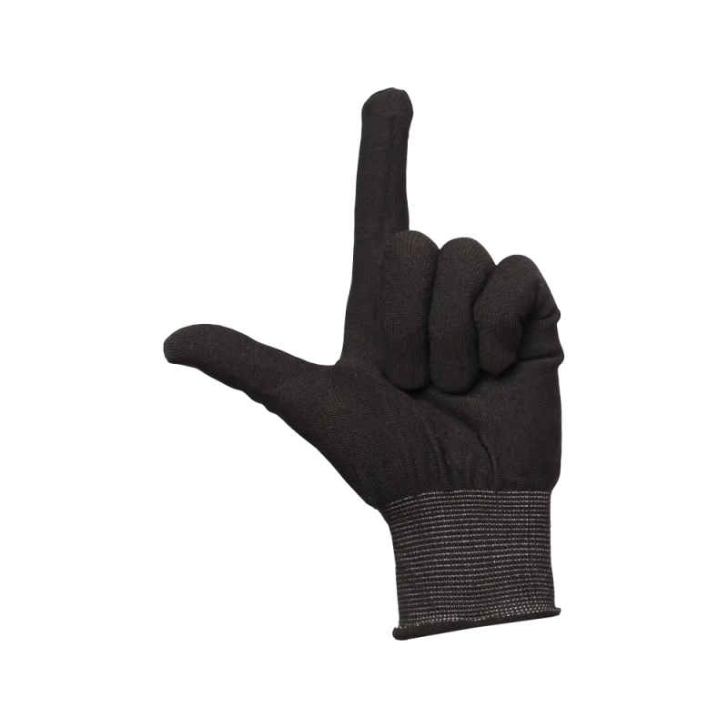Перчатки нейлоновые без ПВХ черные 1402 (р.9-11) Перчатки нейлоновые без ПВХ черные 1402 (р.9-11)