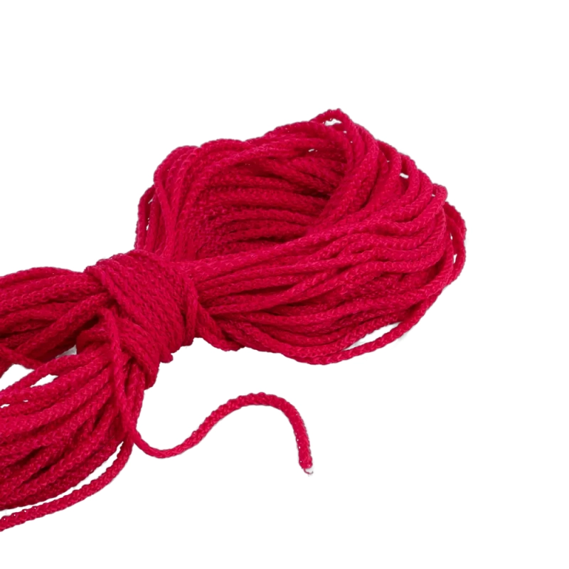 Шнур вязаный цветной 2 мм х 20 м Шнур вязаный цветной 2 мм х 20 м