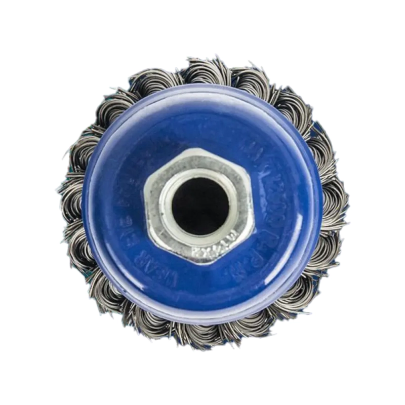 Кордщетка для УШМ чашеобразная витая 75 мм М14, Практика 032-461 Кордщетка для УШМ чашеобразная витая 75 мм М14, Практика 032-461