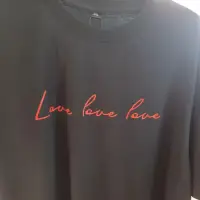 Трафарет для термопереноса на ткань и аксессуары love 26х4 см