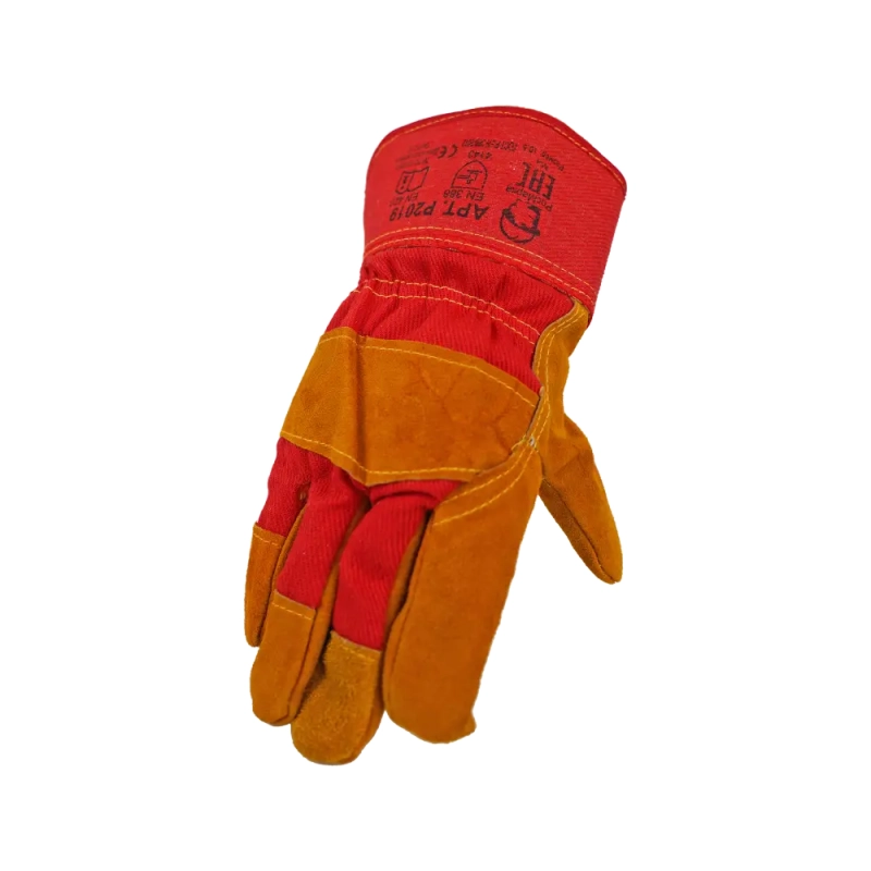 Перчатки спилковые комбинированные утеплённые Перчатки спилковые комбинированные утеплённые