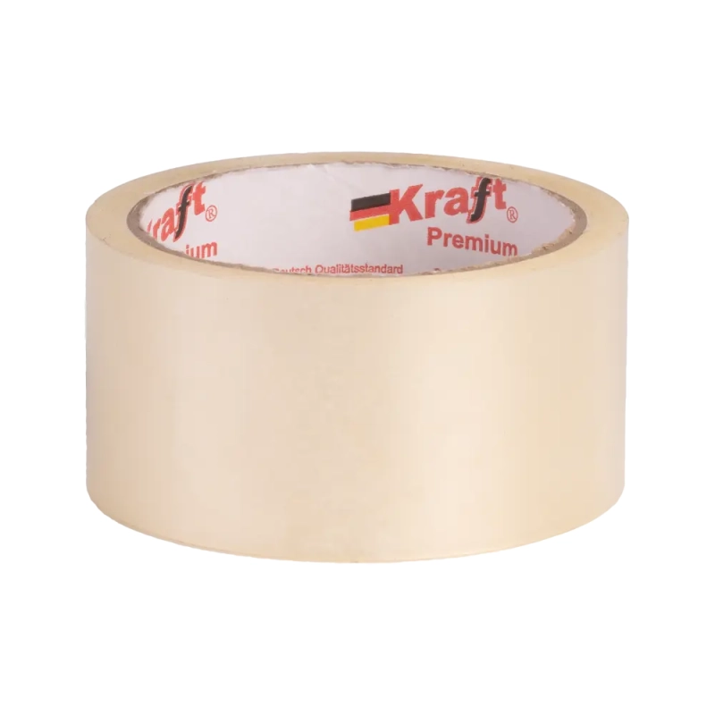 Скотч широкий прозрачный 48 мм х 50м, 45 мкм (KRAFT) Скотч широкий прозрачный 48 мм х 50м, 45 мкм (KRAFT)