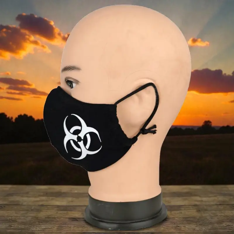 Маска многоразовая двухслойная лого диски (ткань,100% х/б) Маска многоразовая двухслойная лого диски (ткань,100% х/б)