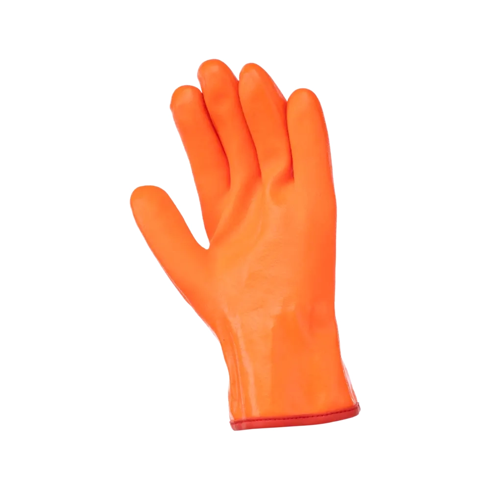 Перчатки ПВХ утеплённые бензомаслостойкие TM 2Hands Аляска, манжет - жесткая крага 3027 Перчатки ПВХ утеплённые бензомаслостойкие TM 2Hands Аляска, манжет - жесткая крага 3027