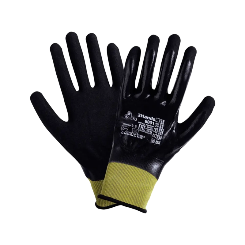 Перчатки р. 10,5 нитрил U-Flex/Micro, 18G нейлон-спандекс