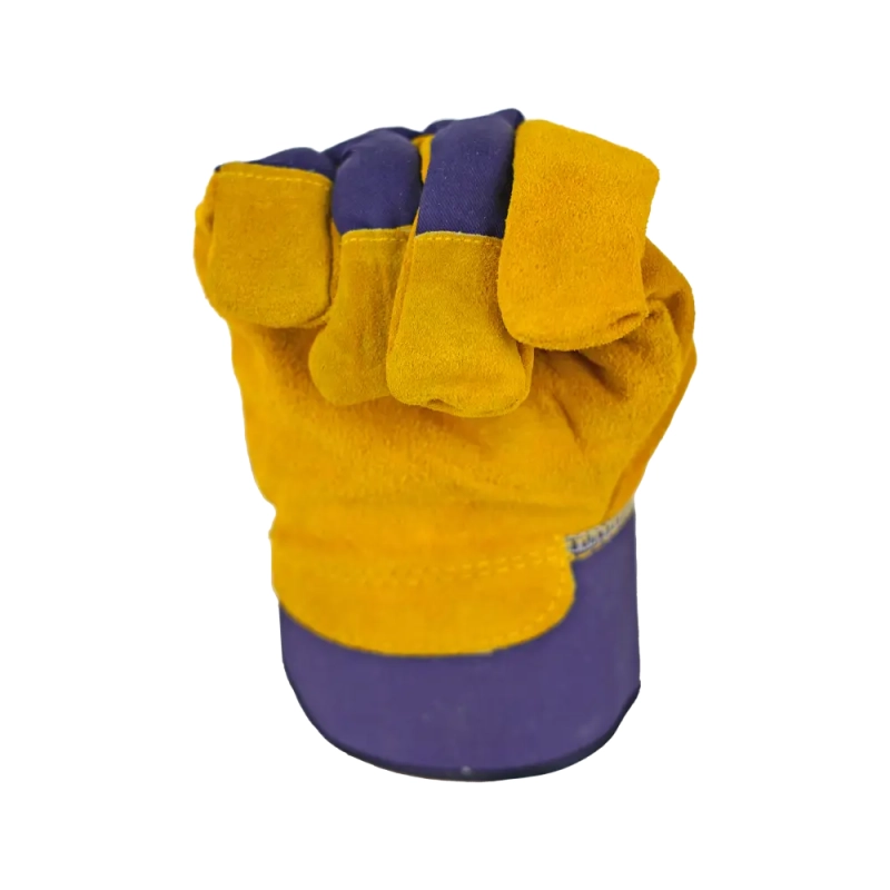 Перчатки спилковые комбинированные утеплённые Перчатки спилковые комбинированные утеплённые