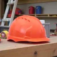 Каска защитная с храповым механизмом ОРАНЖ