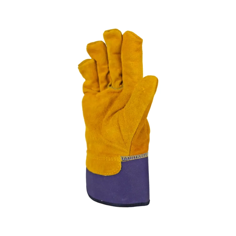 Перчатки спилковые комбинированные утеплённые Перчатки спилковые комбинированные утеплённые