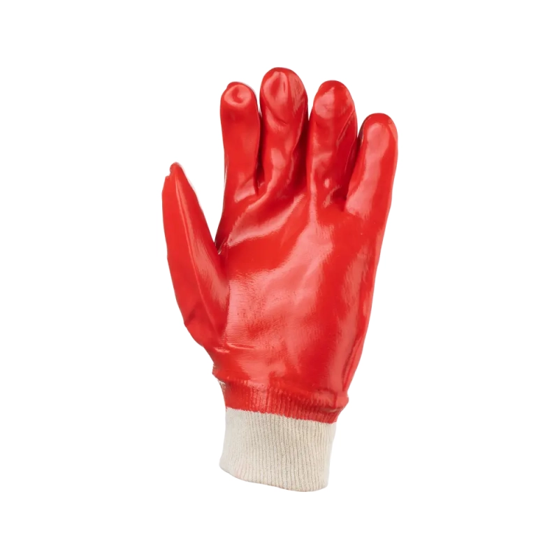 Перчатки облитые ПВХ, Гранат (красные МБС, подкладка Интерлок) Перчатки облитые ПВХ, Гранат (красные МБС, подкладка Интерлок)