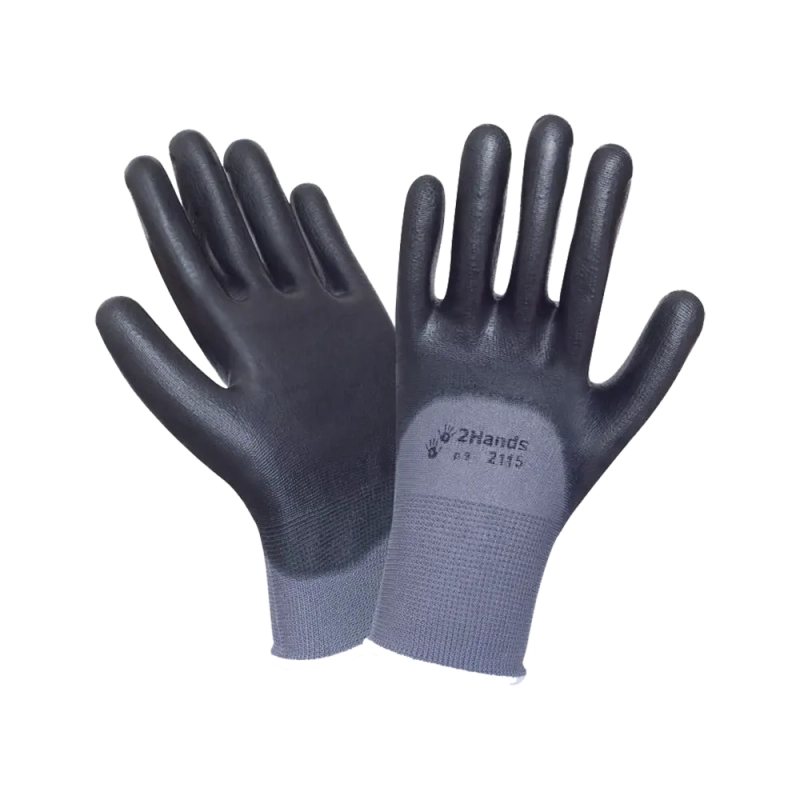 Перчатки р. 10 нейлоновые 15G/PU 2Hands 2115, покрытие 3/4