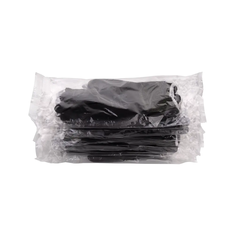 Перчатки нейлоновые с полиуретаном Manipula МикроПол (TPU-12), р.7 черные Перчатки нейлоновые с полиуретаном Manipula МикроПол (TPU-12), р.7 черные