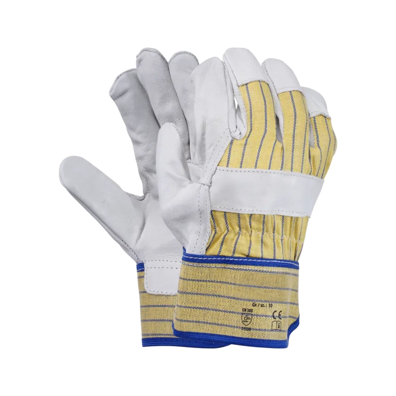 Перчатки кожаные комбинированные 0120