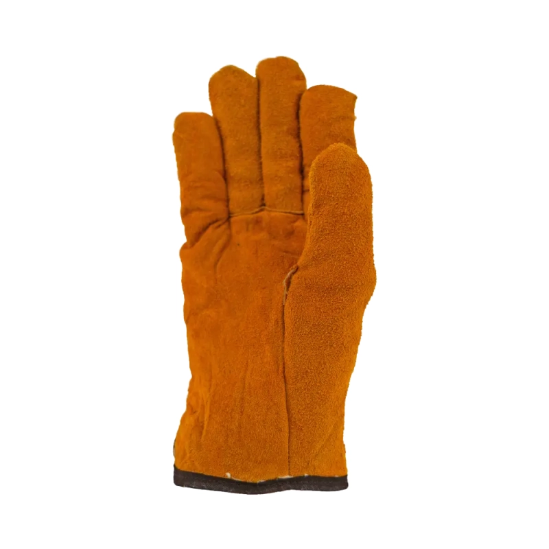 Перчатки утепленные спилковые, искусственный мех, арт. 0128 Перчатки утепленные спилковые, искусственный мех, арт. 0128