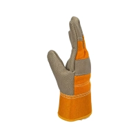 Перчатки кожаные комбинированные утеплённые Юкон Перчатки кожаные комбинированные утеплённые Юкон