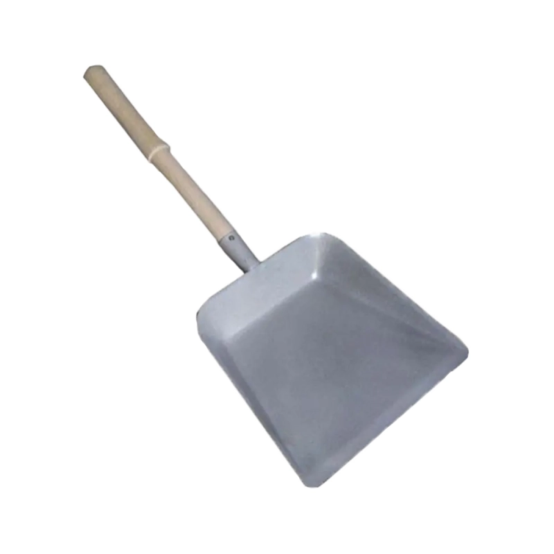 Совок для мусора металлический с деревянной ручкой Совок для мусора металлический с деревянной ручкой