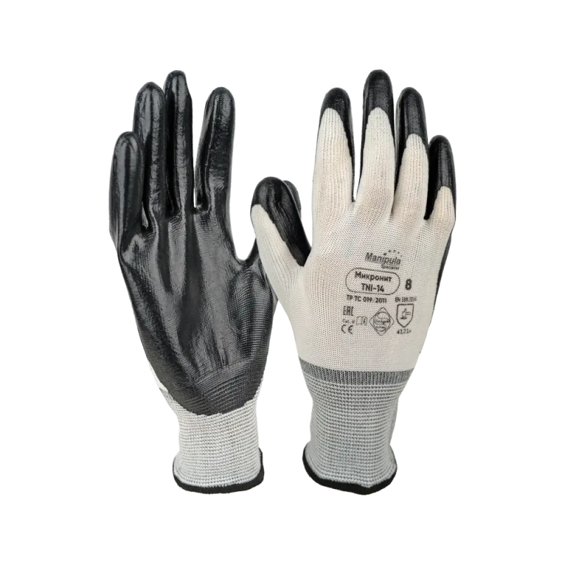 Перчатки (р. 10) Manipula МикроНит MG-121 (TNI-14), арт.1412