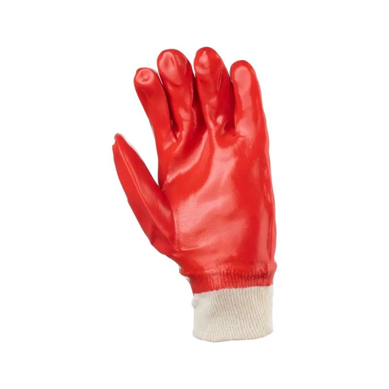 Перчатки облитые ПВХ, Гранат (красные МБС, подкладка Интерлок) Перчатки облитые ПВХ, Гранат (красные МБС, подкладка Интерлок)