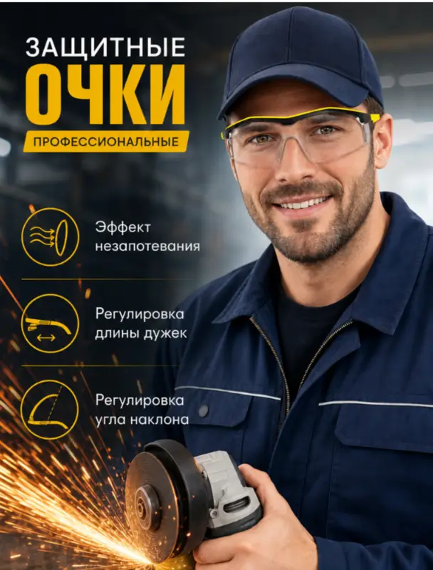 Очки О50 Монако супер (2 С-1,2 РС) открытые прозрачные