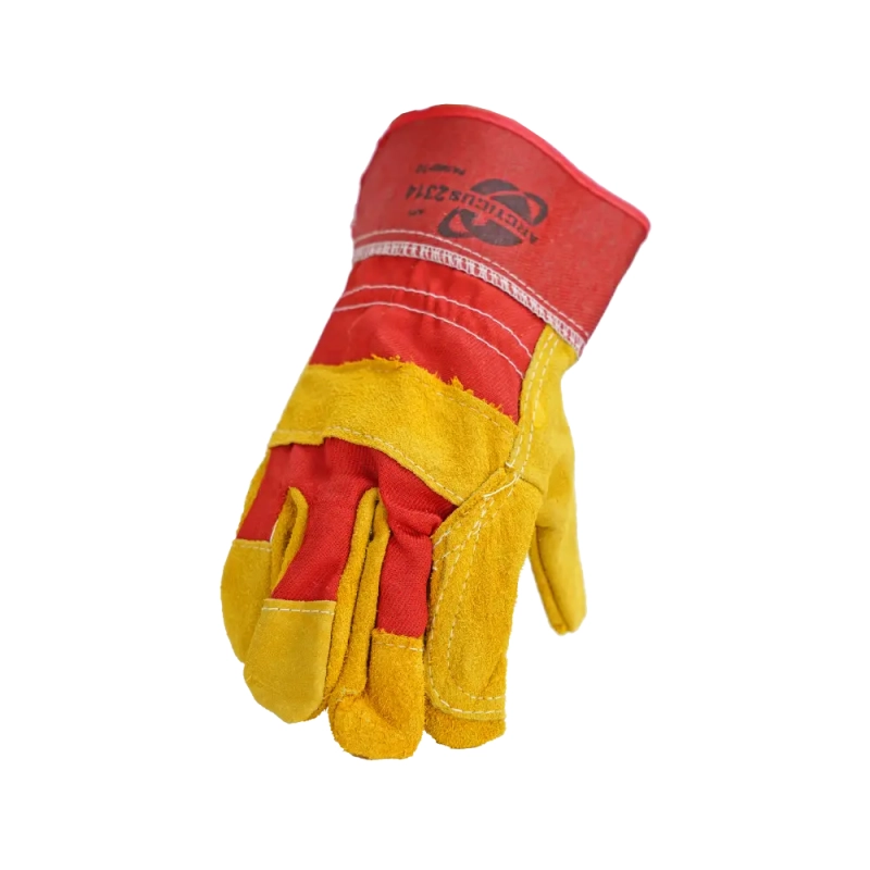 Перчатки спилковые комбинированные Ангара, 0115 Перчатки спилковые комбинированные Ангара, 0115